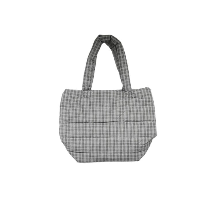 グレーチェック | トートバッグ レディース キルティング | mili an deni