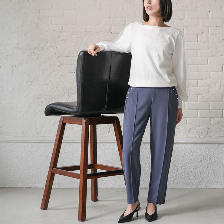 レディース パンツ パールスカラップパンツ | mili an deni | 詳細画像15 