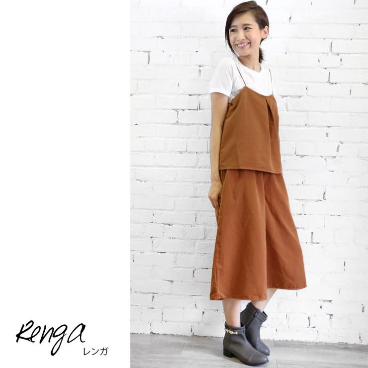 あけみん(^-^*)　ネルのキャミ&ガウチョパンツ あけみん(^-^*) ネルのキャミ&ガウチョパンツ miniministore