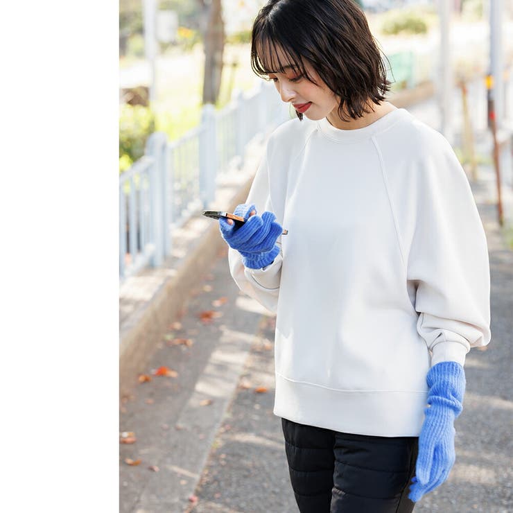 カラーニットアームカバー 手袋 フリーサイズ | mili an deni | 詳細画像9 