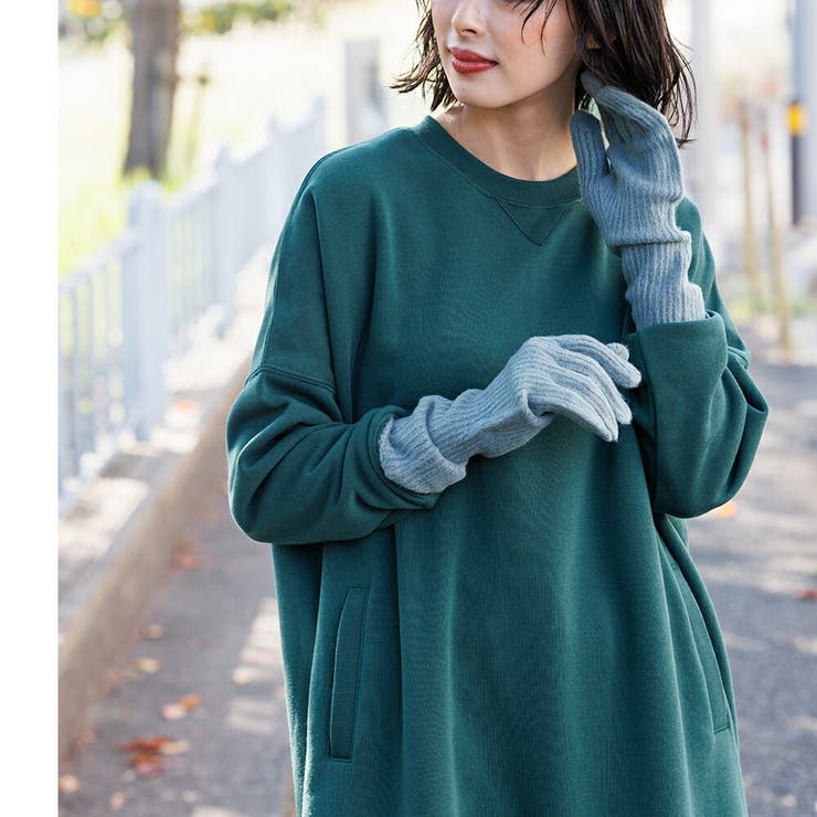 カラーニットアームカバー 手袋 フリーサイズ | mili an deni | 詳細画像10 