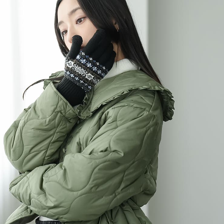 裏起毛スマホタッチ手袋 スマホタッチ対応 ノルディック | mili an deni | 詳細画像6 