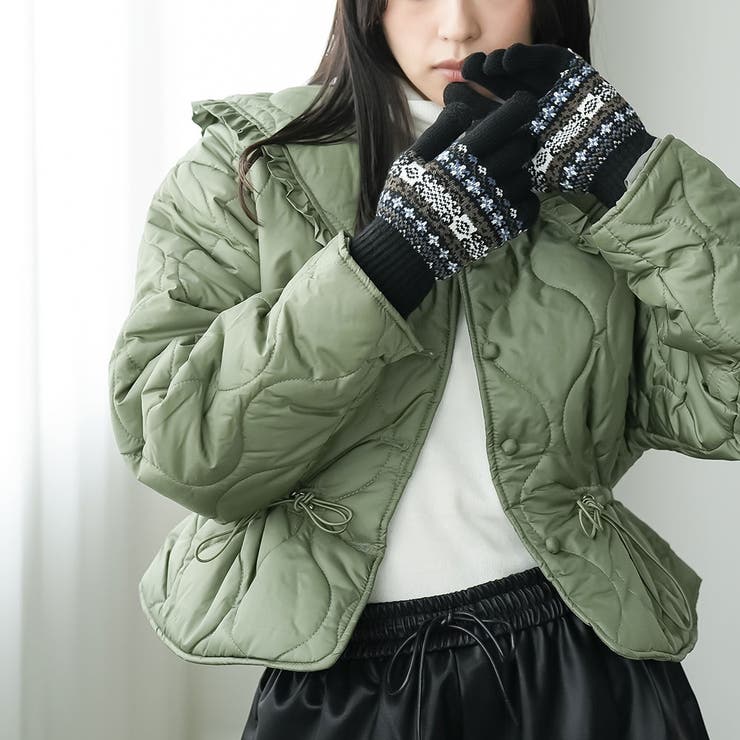 裏起毛スマホタッチ手袋 スマホタッチ対応 ノルディック | mili an deni | 詳細画像7 