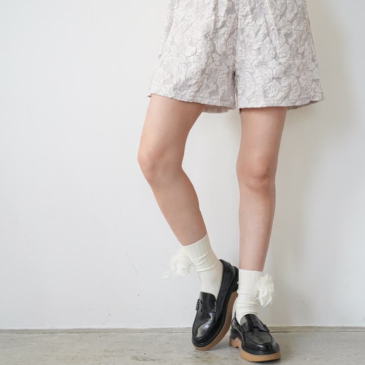 フェザーリブソックス リブソックス 羽 | mili an deni | 詳細画像8 