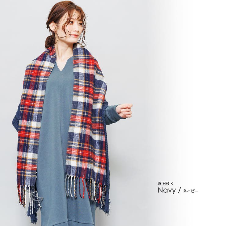 Tamme タム 黒 ケーブルニット風 ロングマフラー Tamme タム 黒 ケーブルニット風 ロングマフラー