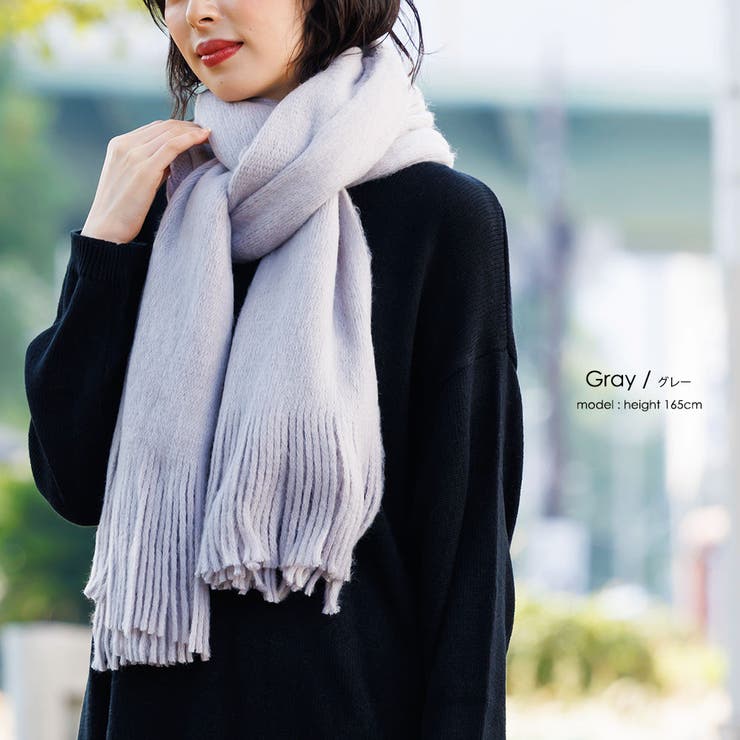 ミンクタッチ大判ストール マフラー 雑貨 | mili an deni | 詳細画像6 