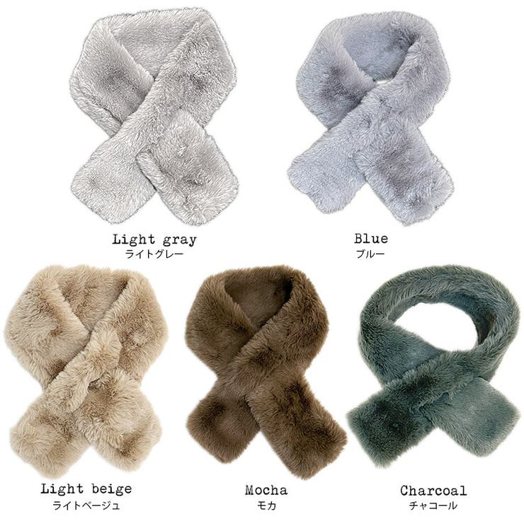 フェイクファーミニティペット フェイクファー ネックウォーマー | mili an deni | 詳細画像15 