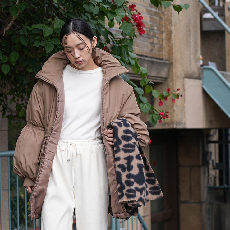 レオパード起毛ストール 大判 ストール | mili an deni | 詳細画像9 