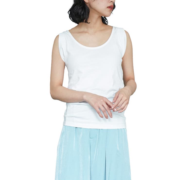 オフホワイト | 脇汗防止タンクトップ 脇汗 カバー | mili an deni