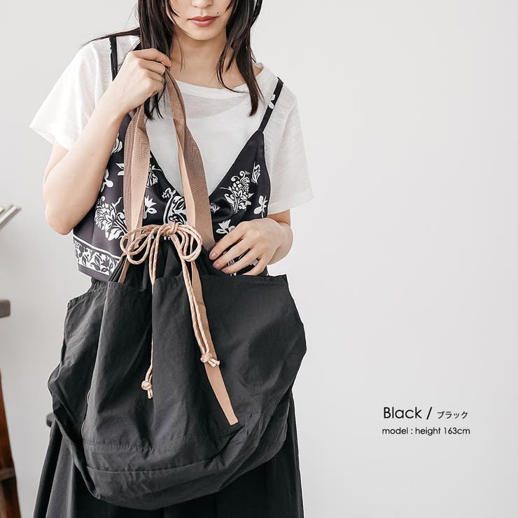ワッシャーナイロンビッグトートバッグ ショルダーバッグ ハンドバッグ | mili an deni | 詳細画像14 