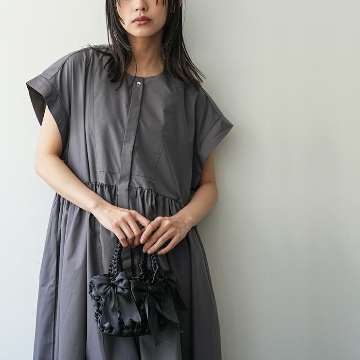 リボン編みバッグ サテンリボン ミニバッグ | mili an deni | 詳細画像14 