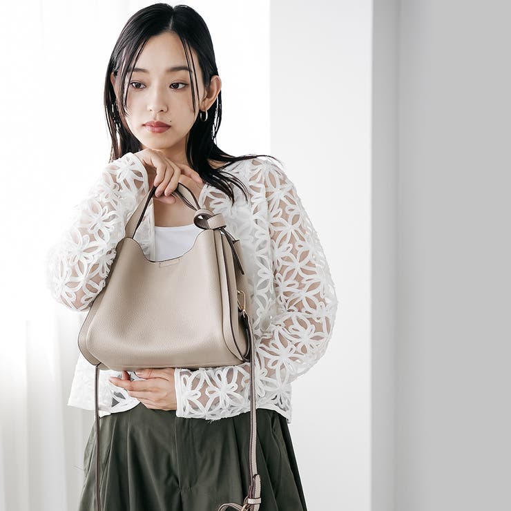 2WAYフェイクレザーバッグ ショルダーバッグ ハンドバッグ | mili an deni | 詳細画像16 