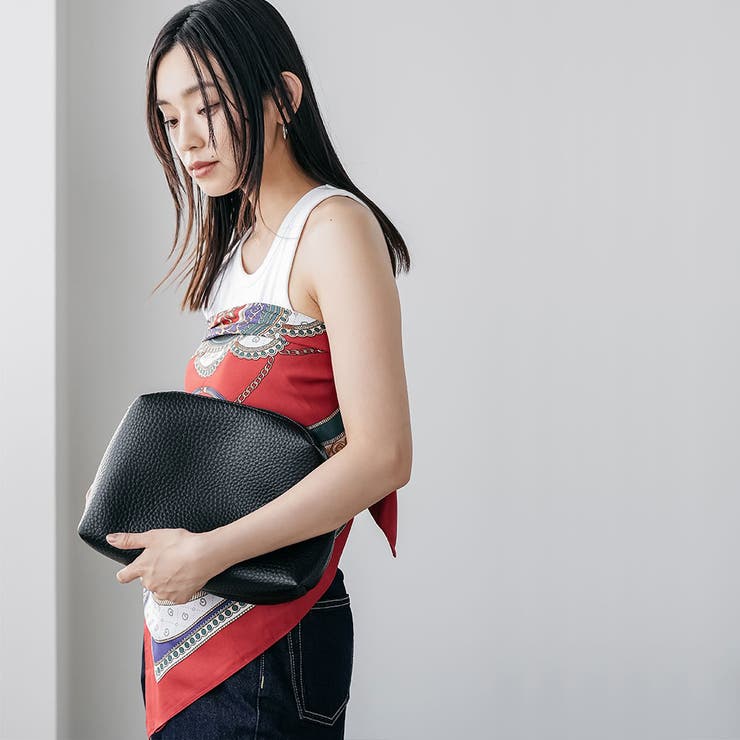 ポーチ付きフェイクレザートートバッグ ハンドバッグ ポーチセット | mili an deni | 詳細画像10 
