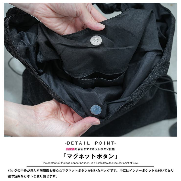 メタリックショルダーバッグ トートバッグ ショルダーバッグ | mili an deni | 詳細画像6 