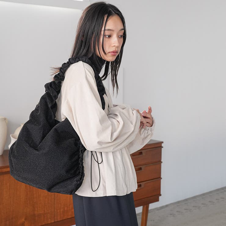 メタリックショルダーバッグ トートバッグ ショルダーバッグ | mili an deni | 詳細画像15 