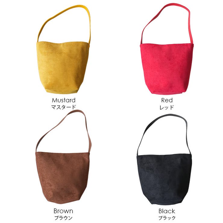 フェイクスウェードショルダーバッグ トートバッグ ショルダーバッグ | mili an deni | 詳細画像23 