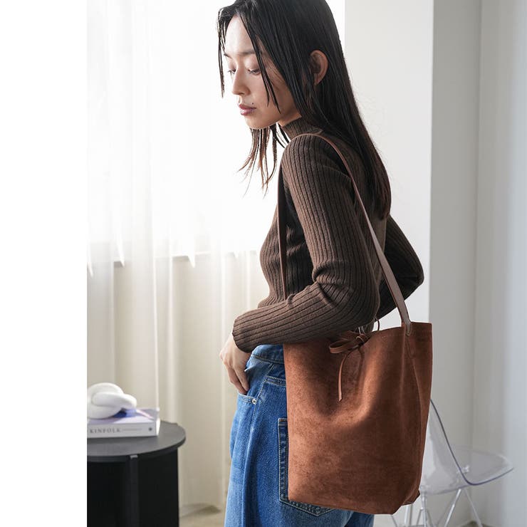 フェイクスウェードショルダーバッグ トートバッグ ショルダーバッグ | mili an deni | 詳細画像13 