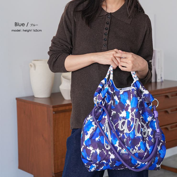 ３ＷＡＹプリントロープトートバッグ トートバッグ ショルダーバッグ | mili an deni | 詳細画像7 