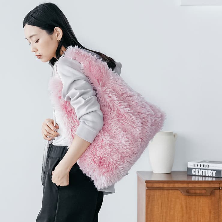 エコファーワンハンドルバッグ ハンドバッグ 2WAY仕様 | mili an deni | 詳細画像11 