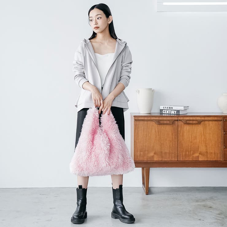 エコファーワンハンドルバッグ ハンドバッグ 2WAY仕様 | mili an deni | 詳細画像13 