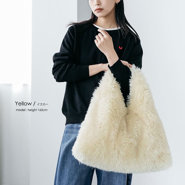 エコファーワンハンドルバッグ ハンドバッグ 2WAY仕様 | mili an deni | 詳細画像14 