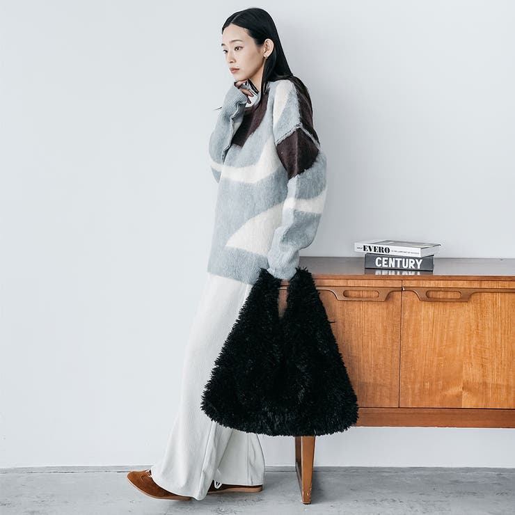 エコファーワンハンドルバッグ ハンドバッグ 2WAY仕様 | mili an deni | 詳細画像26 