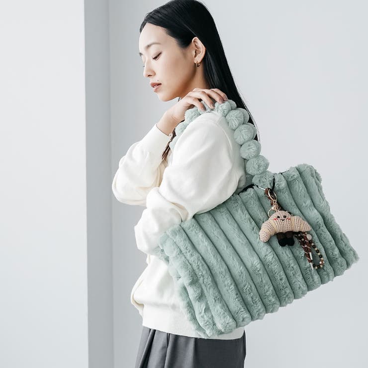 エコファートートバッグ ハンドバッグ マグネットボタン | mili an deni | 詳細画像12 