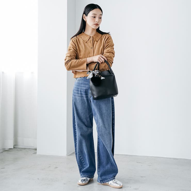 エレファントポーチ付き2WAYフェイクレザーバッグ ショルダーバッグ ハンドバッ… | mili an deni | 詳細画像17 