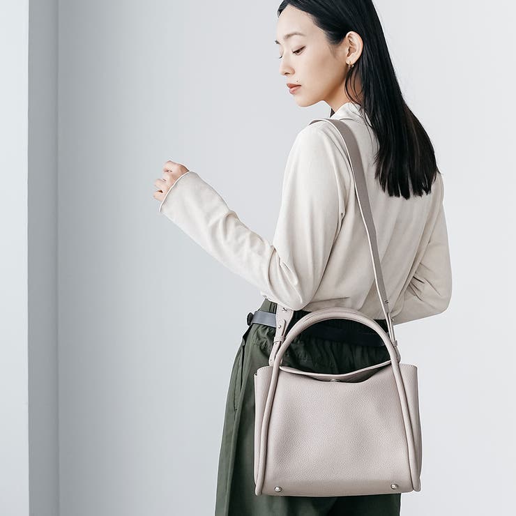 スクウェアフラップフェイクレザーバッグ ショルダーバッグ ハンドバッグ | mili an deni | 詳細画像9 