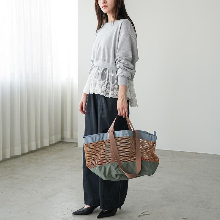 トートバッグ レディース メッシュバッグ | mili an deni | 詳細画像11 
