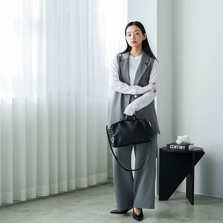 3WAYソフトフェイクレザーバッグ 3WAY ショルダーバッグ | mili an deni | 詳細画像10 