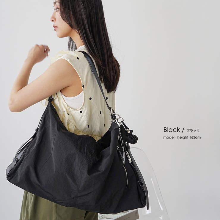 2WAYナイロンショルダーバッグ ショルダーバッグ 斜め掛け | mili an deni | 詳細画像12 
