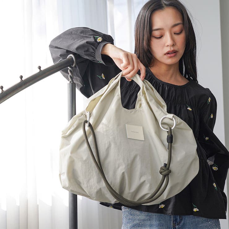 3WAYバルーンロープトートバッグ ハンドバッグ ショルダーバッグ | mili an deni | 詳細画像8 
