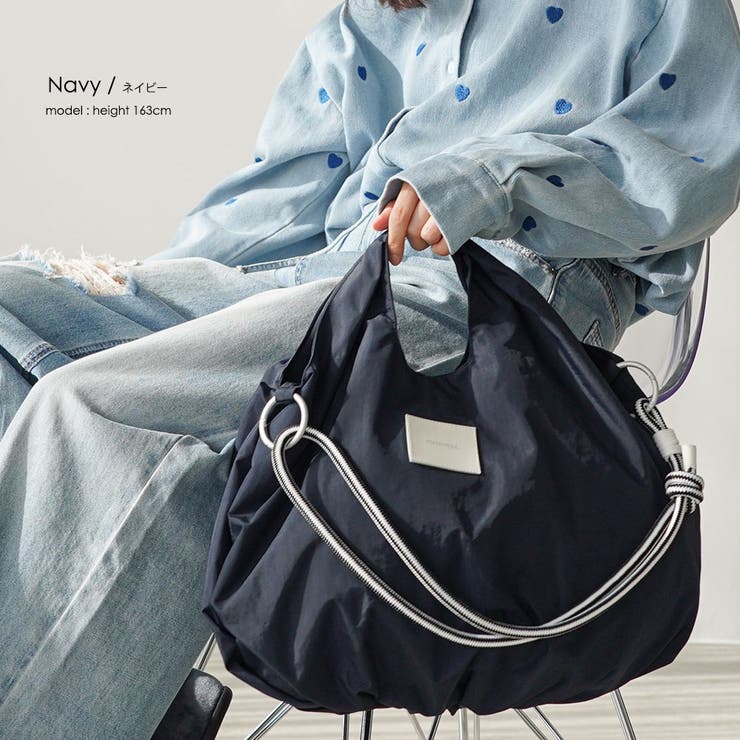 3WAYバルーンロープトートバッグ ハンドバッグ ショルダーバッグ | mili an deni | 詳細画像14 