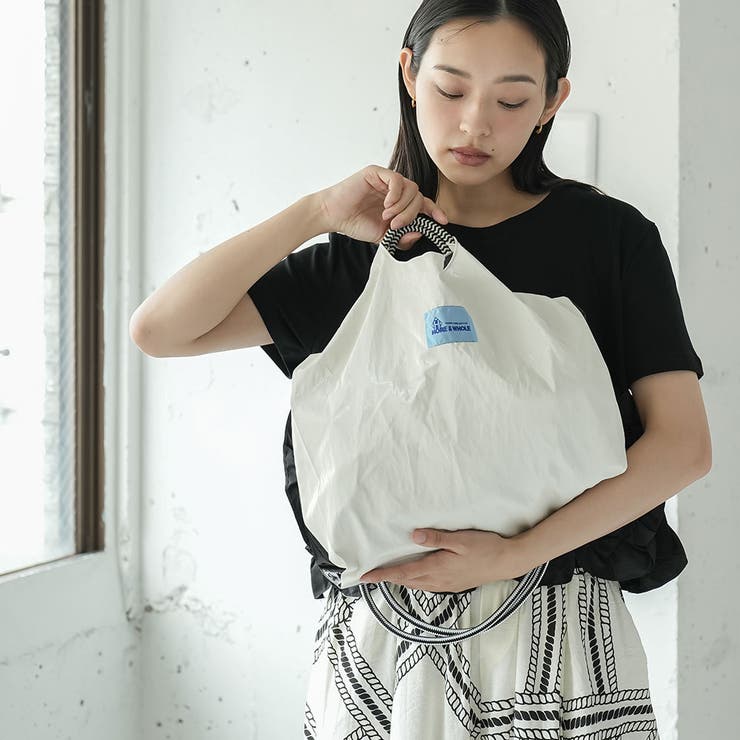 3WAY配色ビニールコーティングロープバッグ レディース トートバッグ | mili an deni | 詳細画像8 