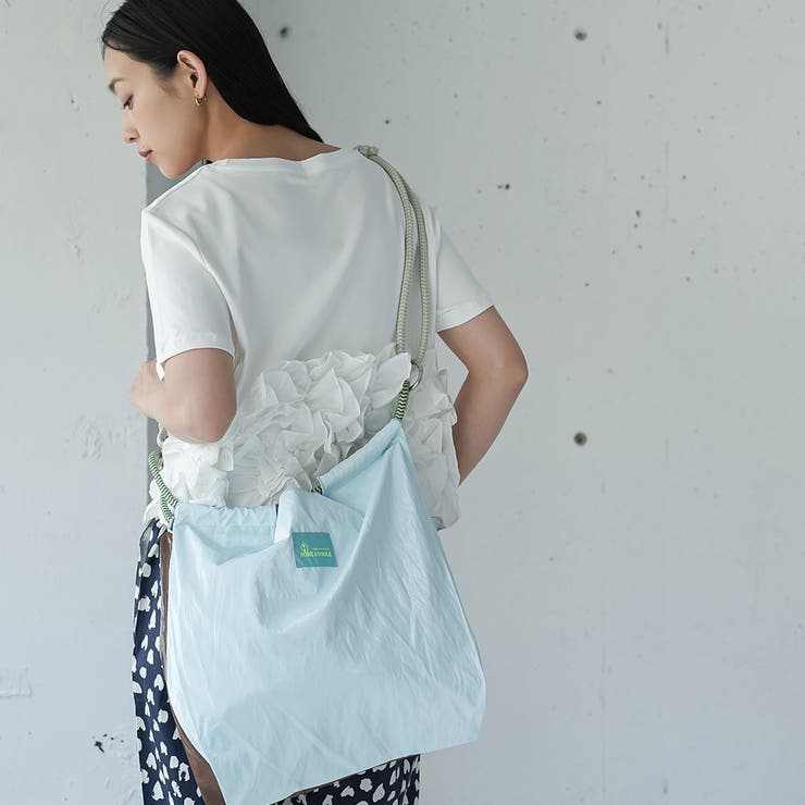 3WAY配色ビニールコーティングロープバッグ レディース トートバッグ | mili an deni | 詳細画像18 