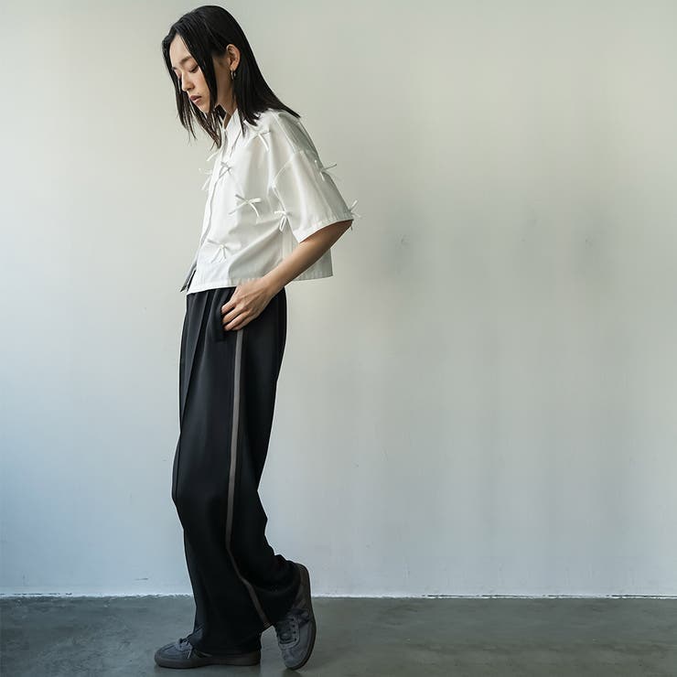 レディース パンツ サイドラインTPUパンツ | mili an deni | 詳細画像16 