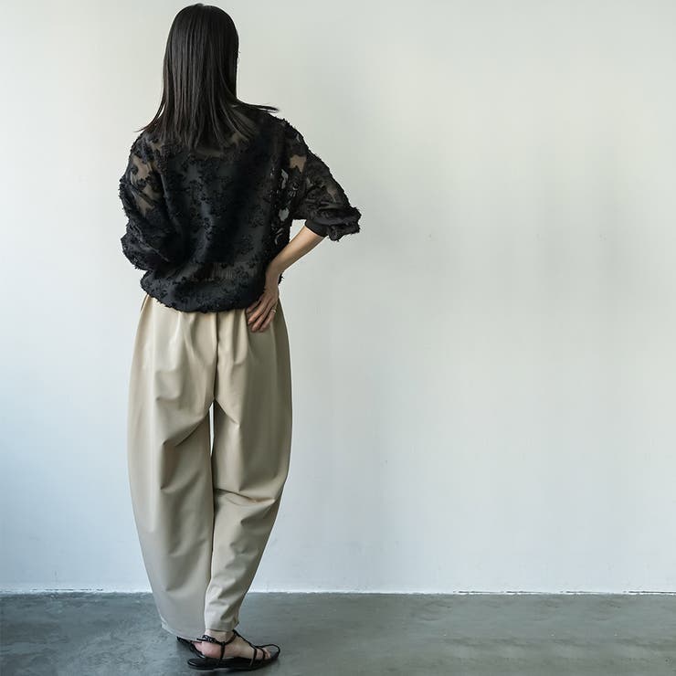 レディース ワイドパンツ イージーカーブパンツ | mili an deni | 詳細画像8 