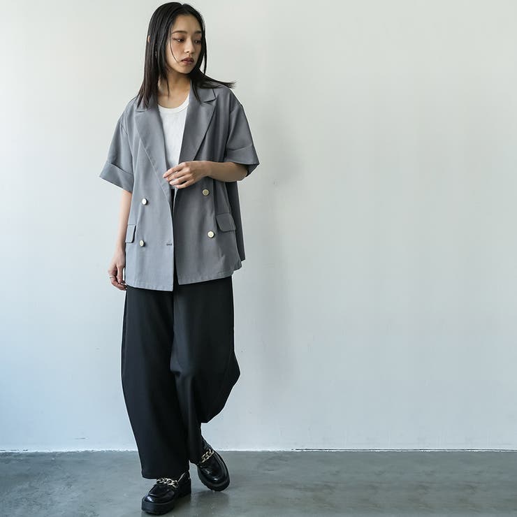 レディース ワイドパンツ イージーカーブパンツ | mili an deni | 詳細画像18 