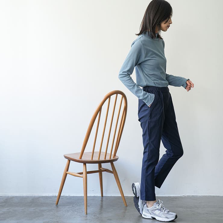 裏起毛テーパードパンツ スーパーストレッチ 美脚 | mili an deni | 詳細画像14 