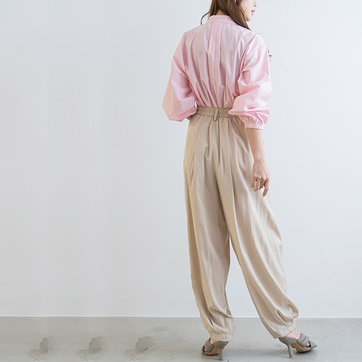 タックバルーンパンツ アラジンパンツ ロング丈 | mili an deni | 詳細画像9 