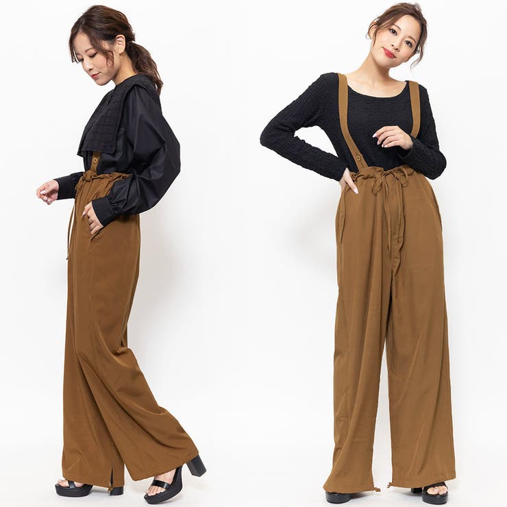 アーミーサロペット オールインワン サイドスリット | mili an deni | 詳細画像10 