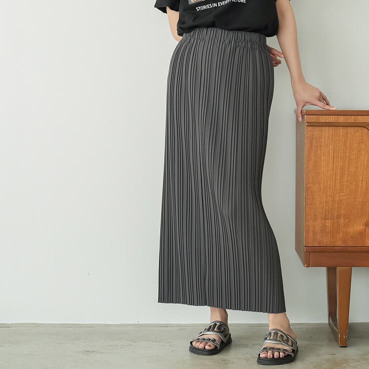 セルフカット プリーツスカート レディース | mili an deni | 詳細画像11 