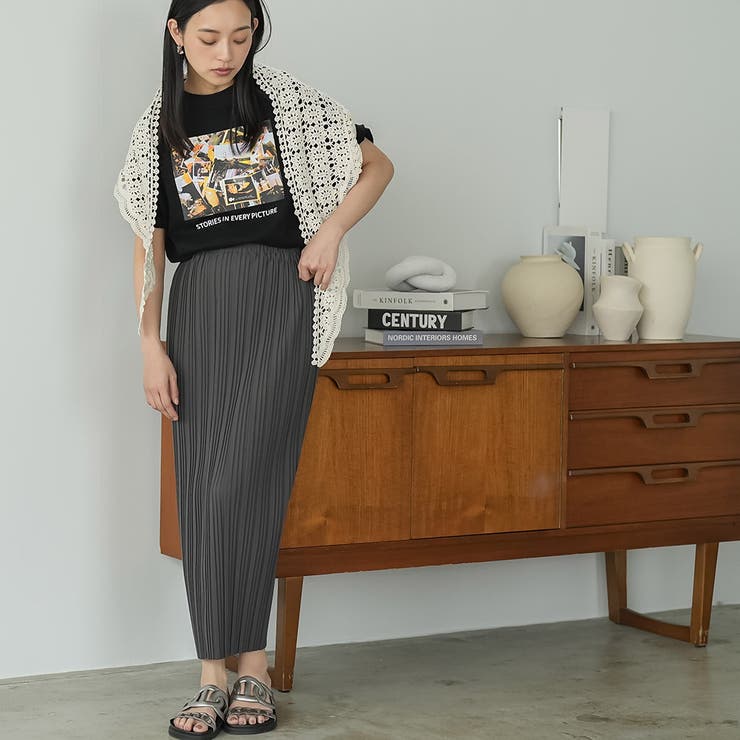 セルフカット プリーツスカート レディース | mili an deni | 詳細画像13 