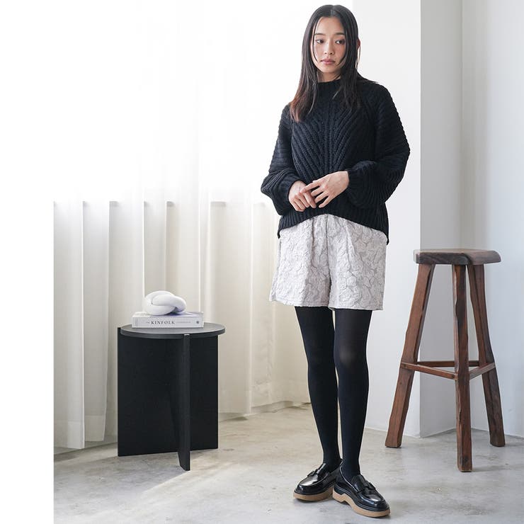 フラワージャガードショートパンツ ショート丈 ボトムス | mili an deni | 詳細画像9 