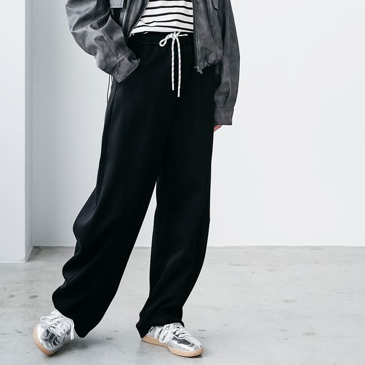 スウェットカーブパンツ ロング丈 イージーパンツ | mili an deni | 詳細画像7 