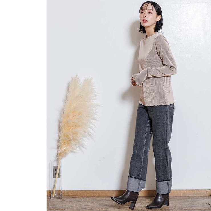 ロールアップパンツ デニムパンツ ジーンズ[品番：MADW0004253