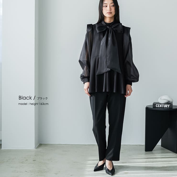 リボンタイ セットアップ レディース | mili an deni | 詳細画像12 