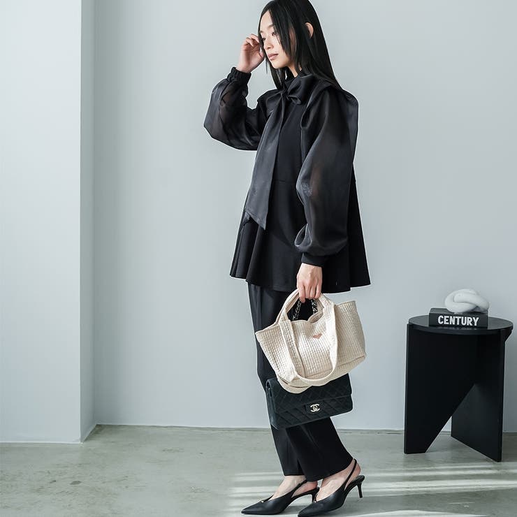 リボンタイ セットアップ レディース | mili an deni | 詳細画像15 