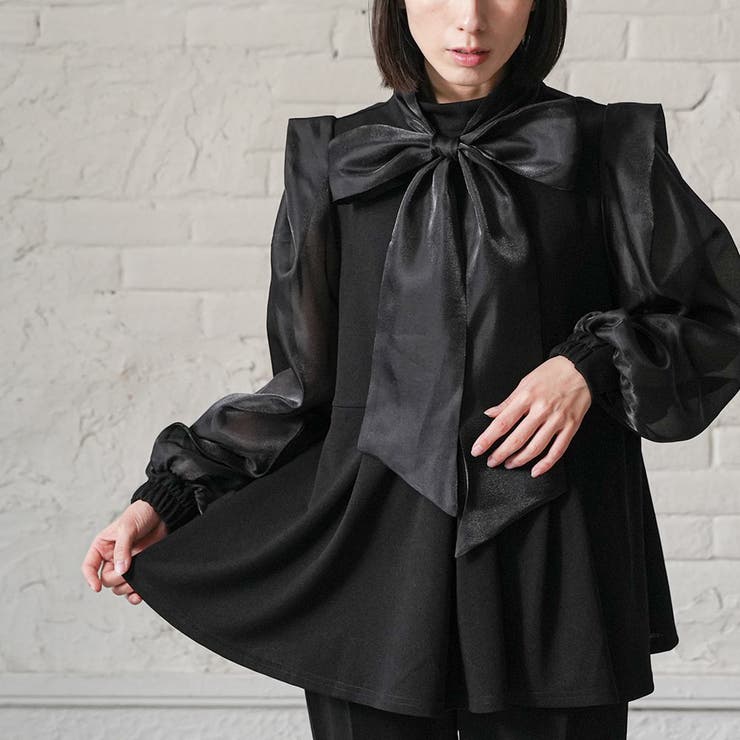 リボンタイ セットアップ レディース | mili an deni | 詳細画像16 